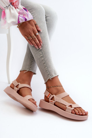 Kvepiančios Velcro basutės ZAXY LL285061 Šviesiai rožinės spalvos