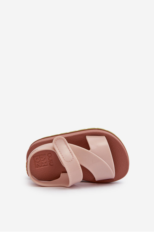 Vaikiški Velcro sandalai Kvepiantys ZAXY LL385002 Šviesiai rožinės spalvos