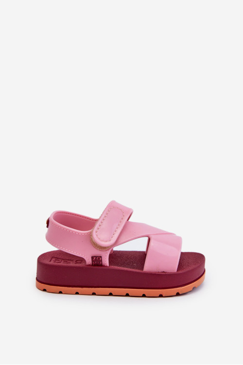Vaikiški Velcro sandalai su kvapu ZAXY LL385001 Rožinė