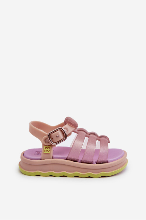 Kvapios vaikiškos Velcro sandalai ZAXY NN385020 Violetinė