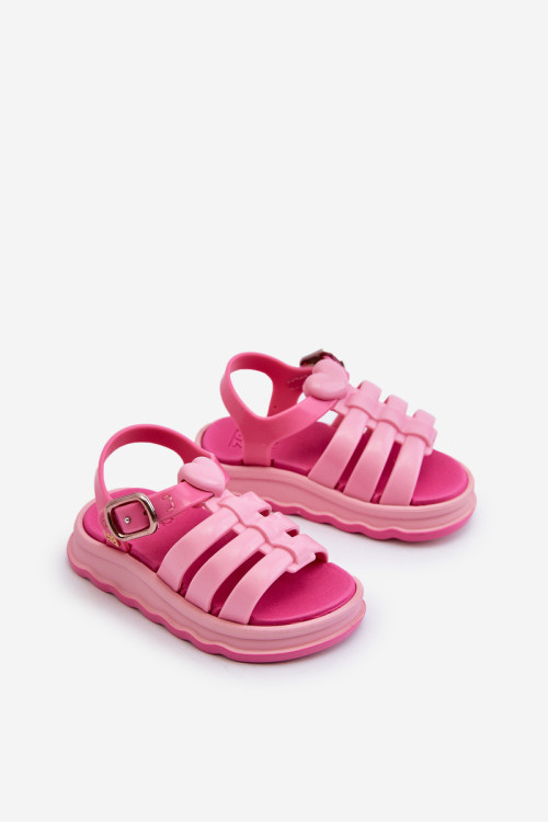 Kvapnios vaikiškos Velcro basutės ZAXY NN385018 Rožinės spalvos