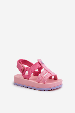 Vaikiškos kvepiančios Velcro basutės ZAXY LL385027 Rožinės spalvos