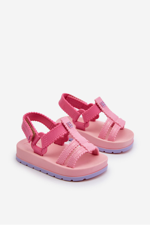Vaikiškos kvepiančios Velcro basutės ZAXY LL385027 Rožinės spalvos