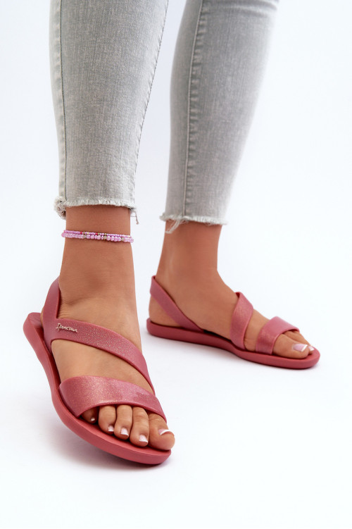 Moteriški sandalai su blizgučiais 82429 Ipanema Vibe sandalai Fem Pink