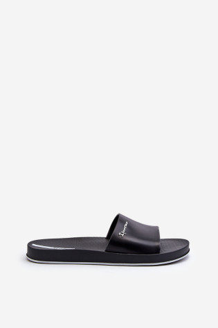 Vyriškos guminės šlepetės 82832 Ipanema Slide Unisex juodos spalvos