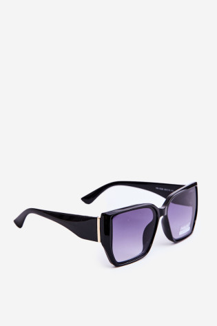 Moteriški akiniai nuo saulės su UV filtru juodi 2