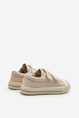Vaikiški velcro sportbačiai Big Star NN374112 Smėlio spalvos