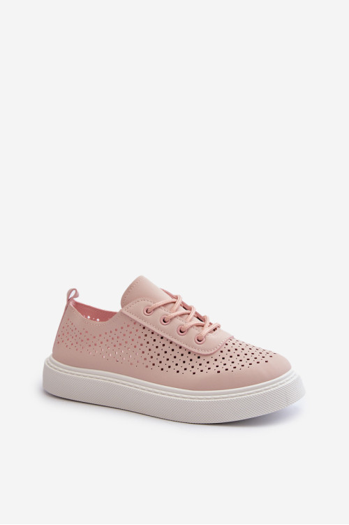 Ažūriniai sportbačiai ant platformos, Pink Tanvi