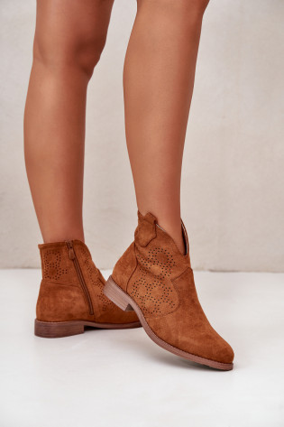 Ažūriniai moteriški aukštakulniai batai Camel S.Barski HY42-151