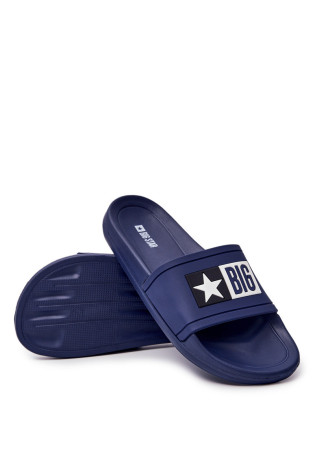 Vyriškos šlepetės Big Star DD174701 tamsiai mėlynos spalvos