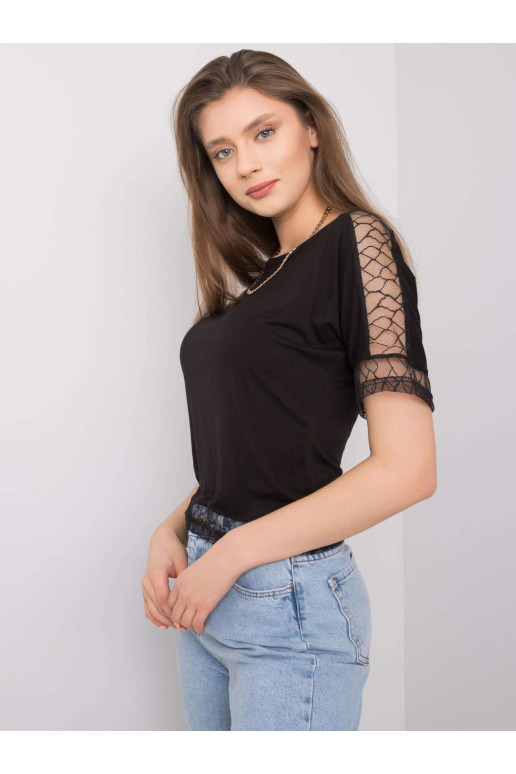Juoda moteriška palaidinė 4