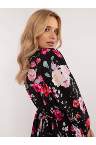 Suknelė, juoda ir raudona 2