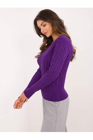 Megztinis, tamsiai violetinis 2