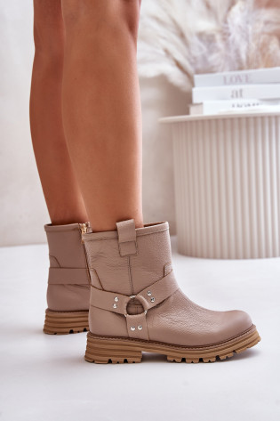Moteriški odiniai batai Lewski 3610 Beige