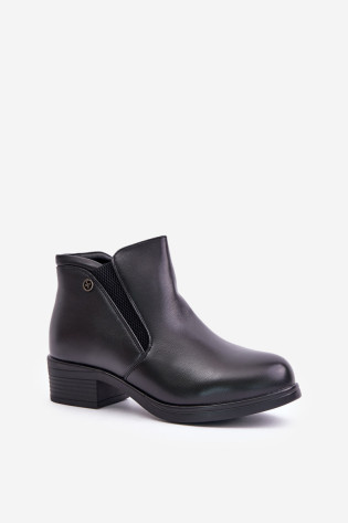 Žemi batai su kailiu, Vinceza 85150 Black