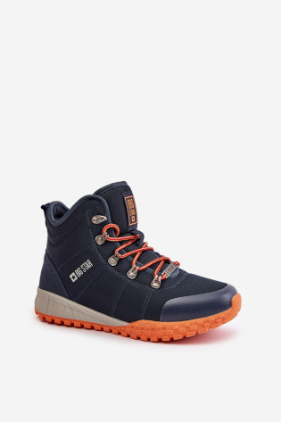 Moteriški „Trappers“ sportiniai batai „Big Star“ KK274215 „Memory Foam System“, tamsiai mėlyna 2