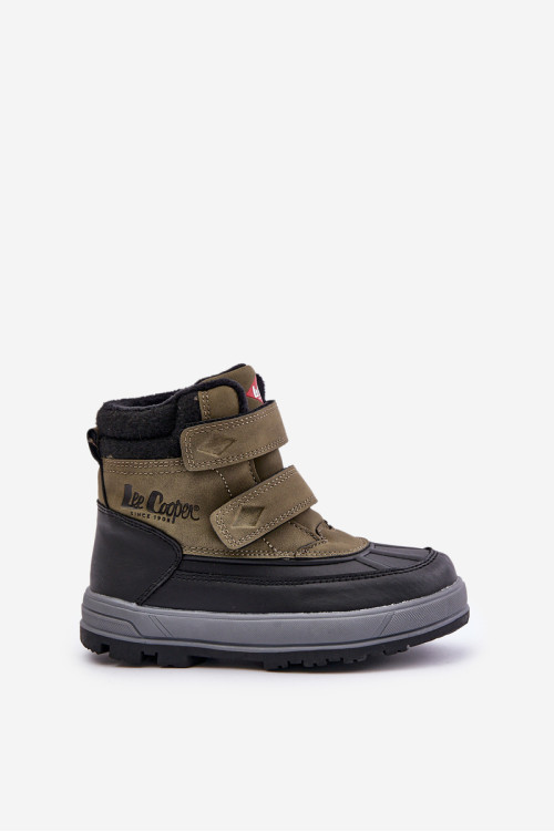 Lee Cooper berniukų izoliuoti sniego batai LCJ-23-01-2058 žalia