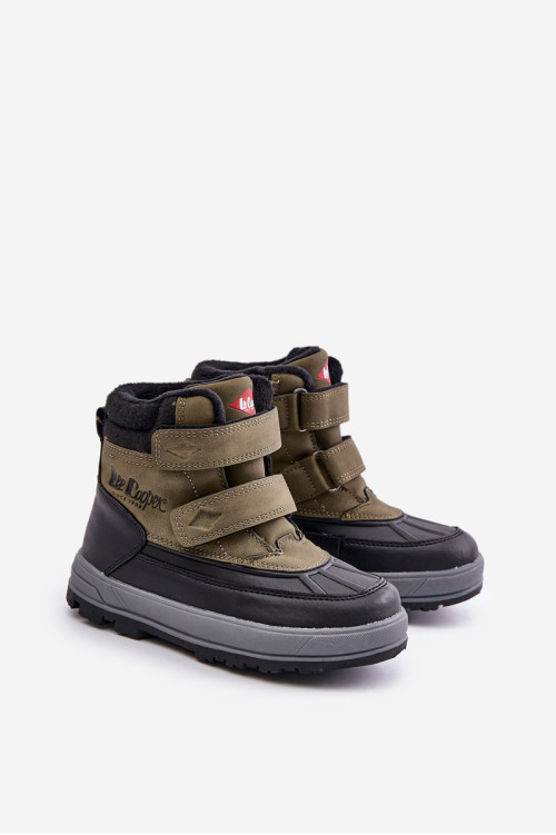 Lee Cooper berniukų izoliuoti sniego batai LCJ-23-01-2058 žalia