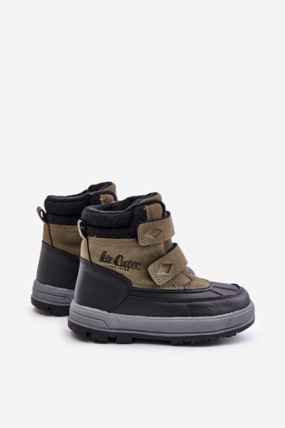 Lee Cooper berniukų izoliuoti sniego batai LCJ-23-01-2058 žalia