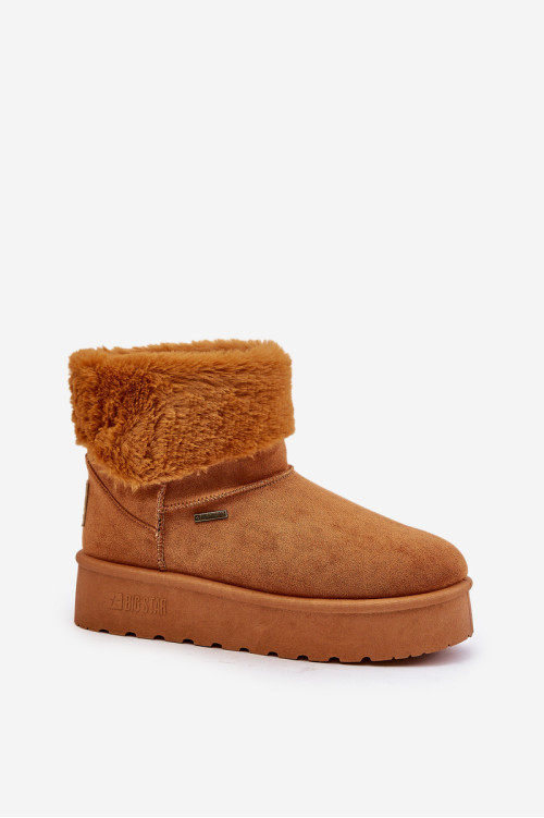 Platforminiai sniego batai su kailiu Big Star OO274A106 Camel