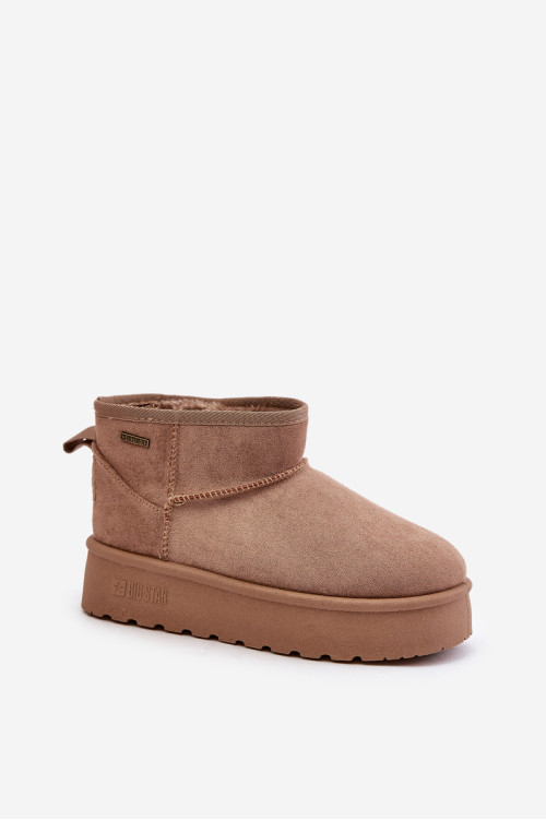 Žemos platformos sniego batai Big Star OO274A100 Beige