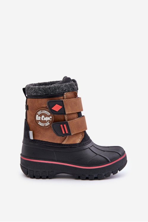 Vaikiški Velcro sniego batai Lee Cooper LCJ-24-44-2864K Camel