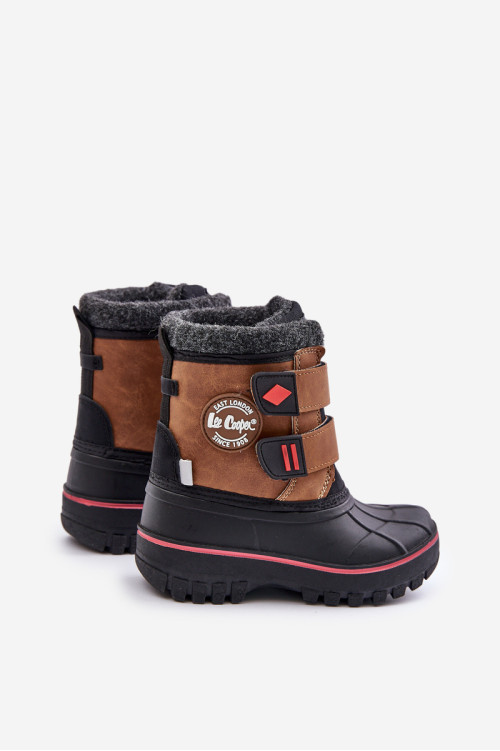 Vaikiški Velcro sniego batai Lee Cooper LCJ-24-44-2864K Camel