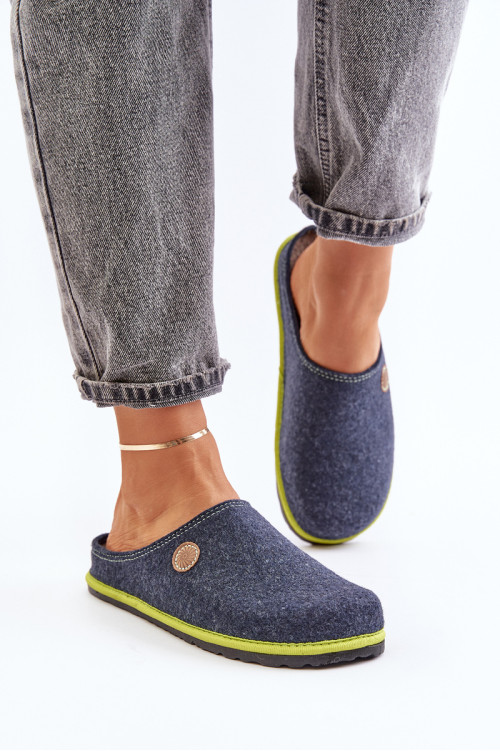 Moteriški namų batai Inblu Slippers CS000039 Tamsiai mėlyni
