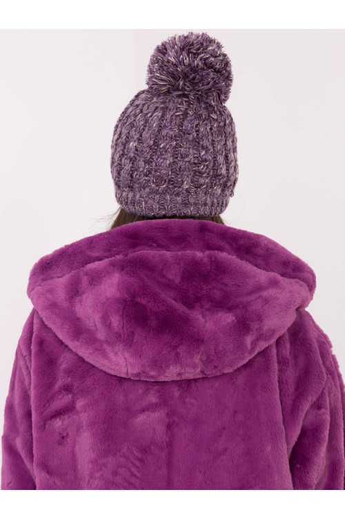 Skrybėlė, violetinė