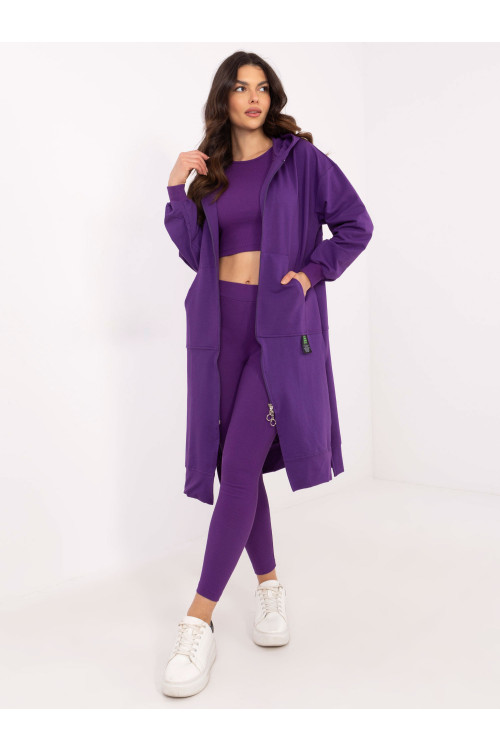Komplektacija, tamsiai violetinė