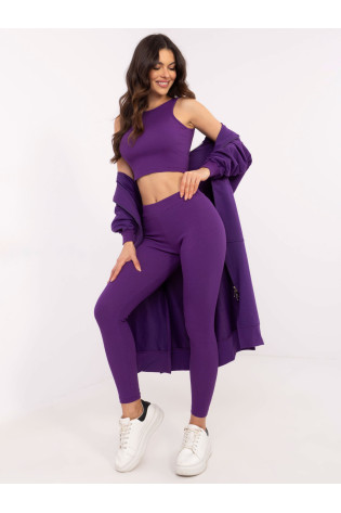 Komplektacija, tamsiai violetinė