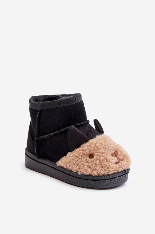Izoliuoti vaikiški sniego batai Llamas Black Esandira
