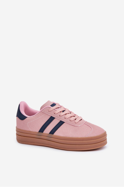 Moteriški sportbačiai ant platformos Pink Egelia