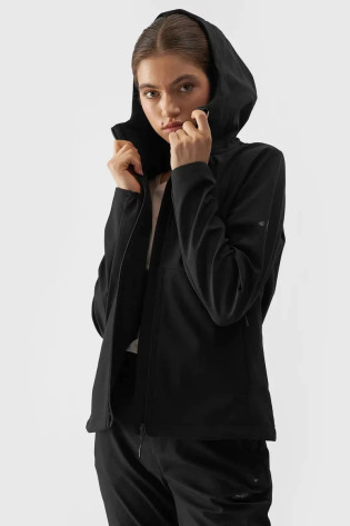 Moteriška striukė 4F Softshell membrana 5000 juoda