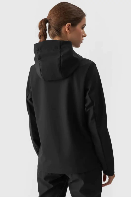 Moteriška striukė 4F Softshell membrana 5000 juoda 2