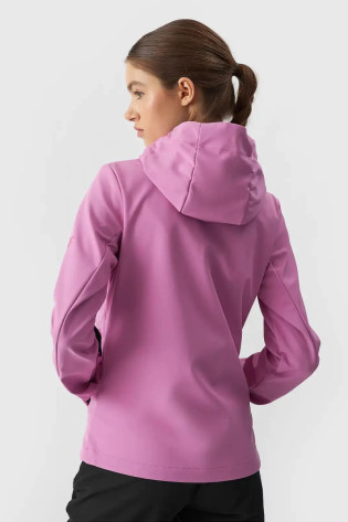 Moteriška striukė 4F Softshell membrana 5000 rožinė 2