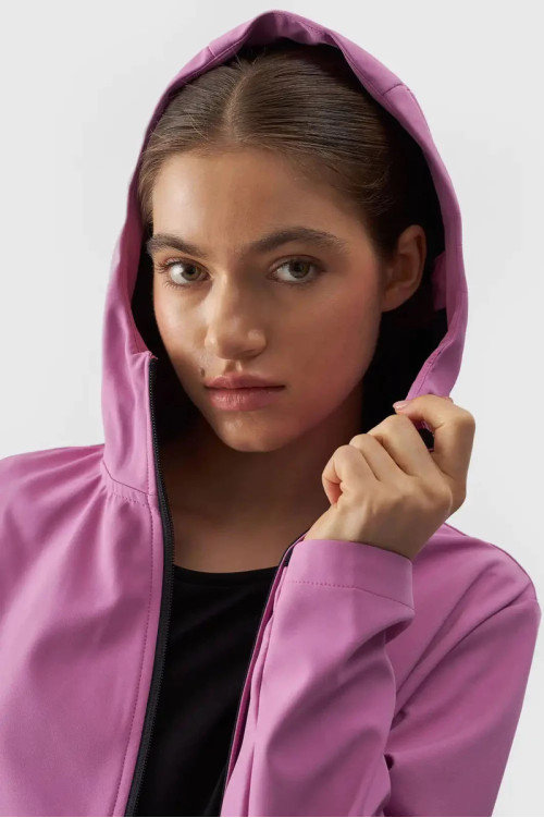 Moteriška striukė 4F Softshell membrana 5000 rožinė 3