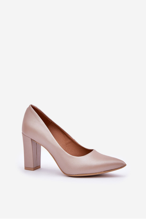 Satin Pumps Lewski Batai 2453 Beige