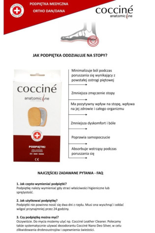 COCCINE ORTHO DAN kulno pagalvėlės