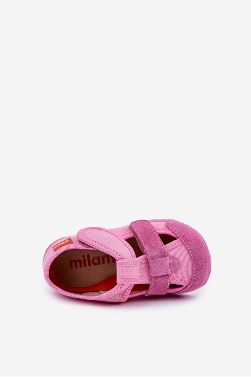 Milami Velcro šlepetės vaikams Rožinė Reathiana
