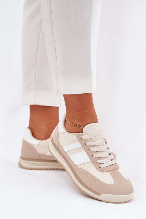 Sportiniai batai Sneakers Moteriški Leopard Beige Galabis