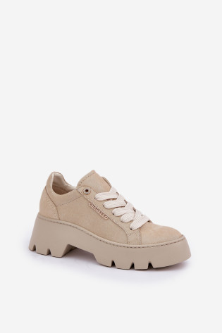 Sportiniai bateliai ant platformos „CheBello 4632 Gold“. 2