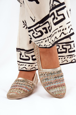 Elegantiškos odinės espadrilės su pynimu Zazoo 10178 Daugiaspalvis