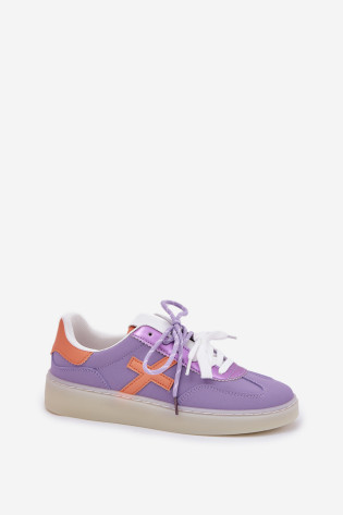 Žemi moteriški sportiniai bateliai Purple Zelevelis 2