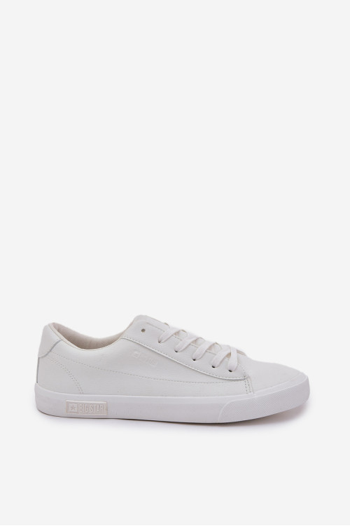 Vyriški klasikiniai žemi sportbačiai Eco Leather Big Star NN174250 balta