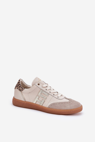 Odiniai sportiniai bateliai Moteriški Panther CheBello 4640 Beige 2