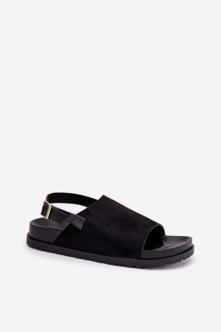Moteriški basutės Eco Suede Platform Black Migola