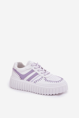 Moteriški sportbačiai ant platformos Purple Ofenale 2