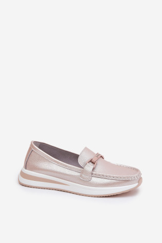 Moteriški odiniai mokasinai S.Barski GR51-598 Pearl Pink 2