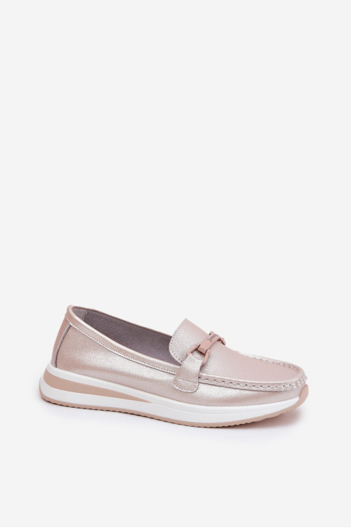 Moteriški odiniai mokasinai S.Barski GR51-598 Pearl Pink